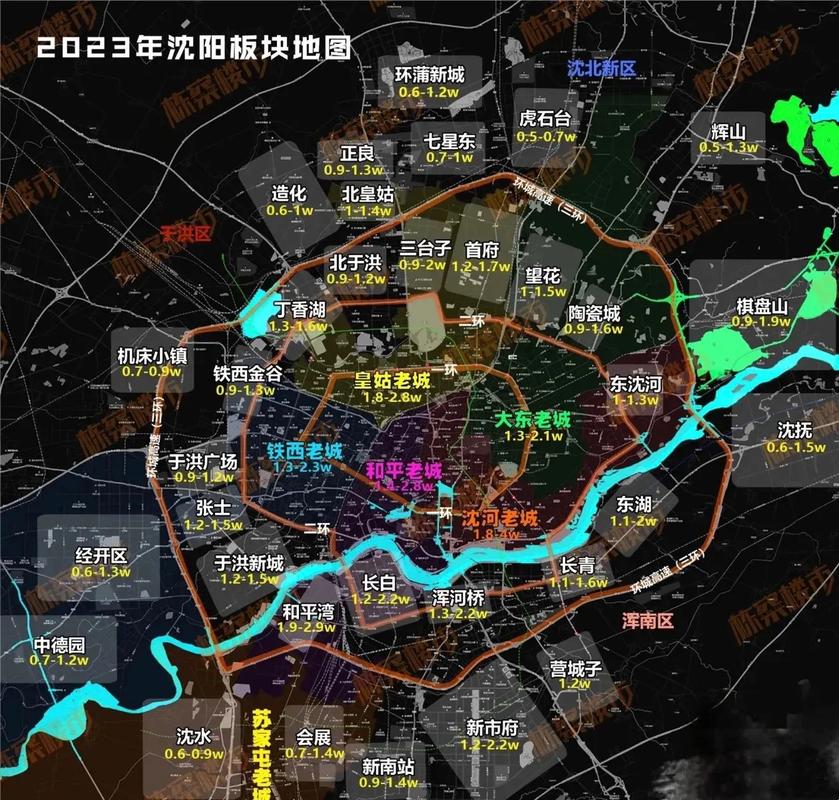 沈阳万科楼盘分布图