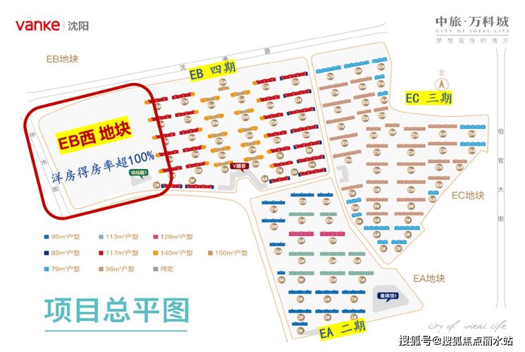 沈阳万科楼盘分布图