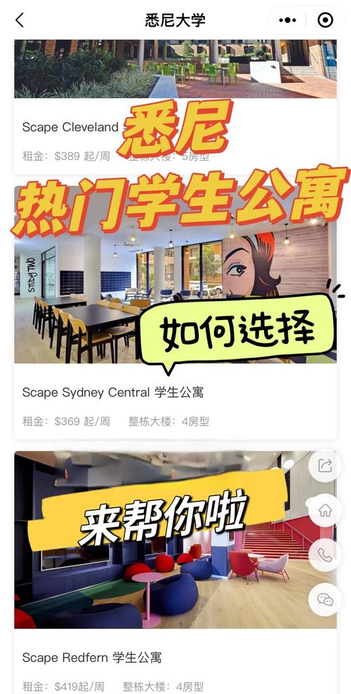 悉尼大学怎么租房