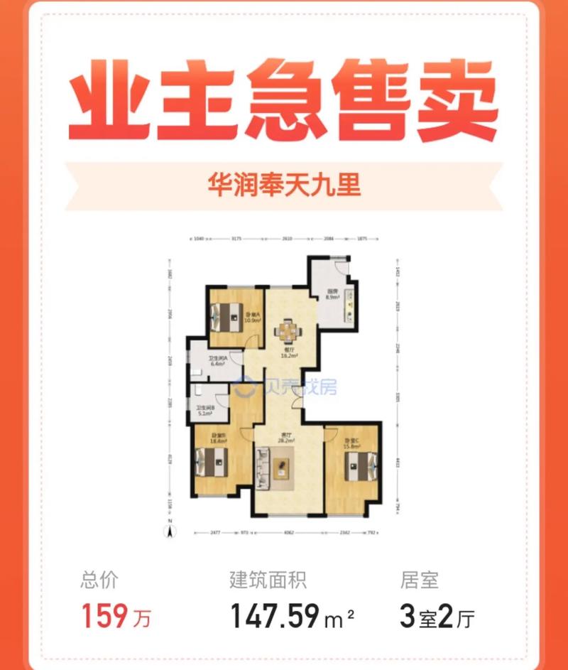 华润奉天九里房价