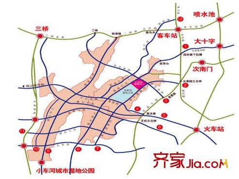 贵阳花果园楼盘分布图