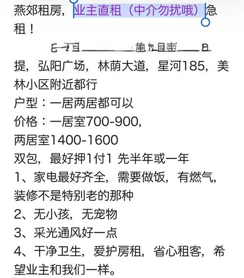 个人租房信息怎么写