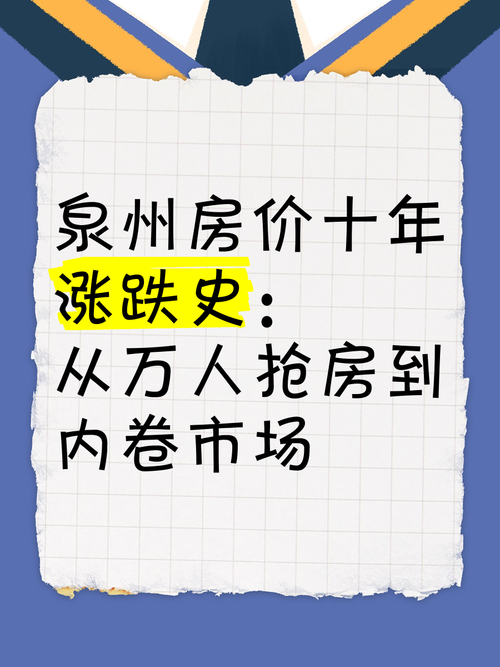泉州房价走势最新消息