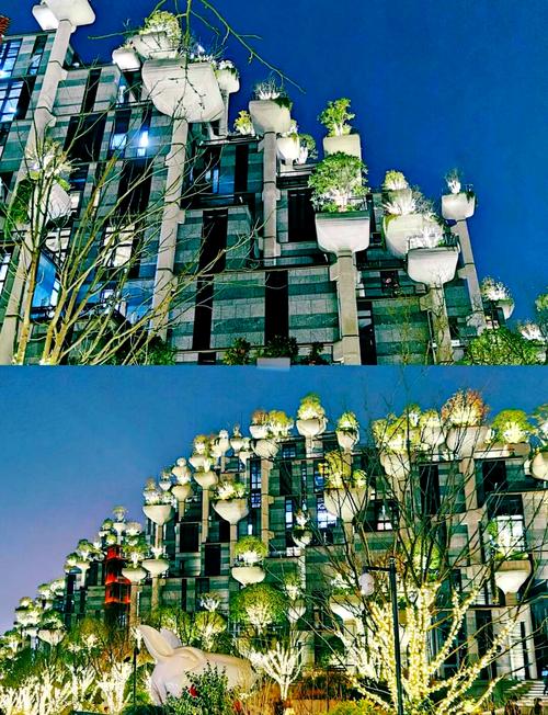 空中花园门前