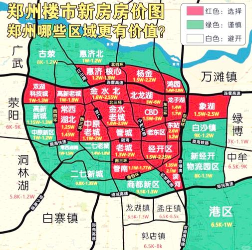 郑州市楼盘地图