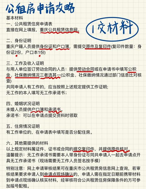 重庆的公租房怎么申请