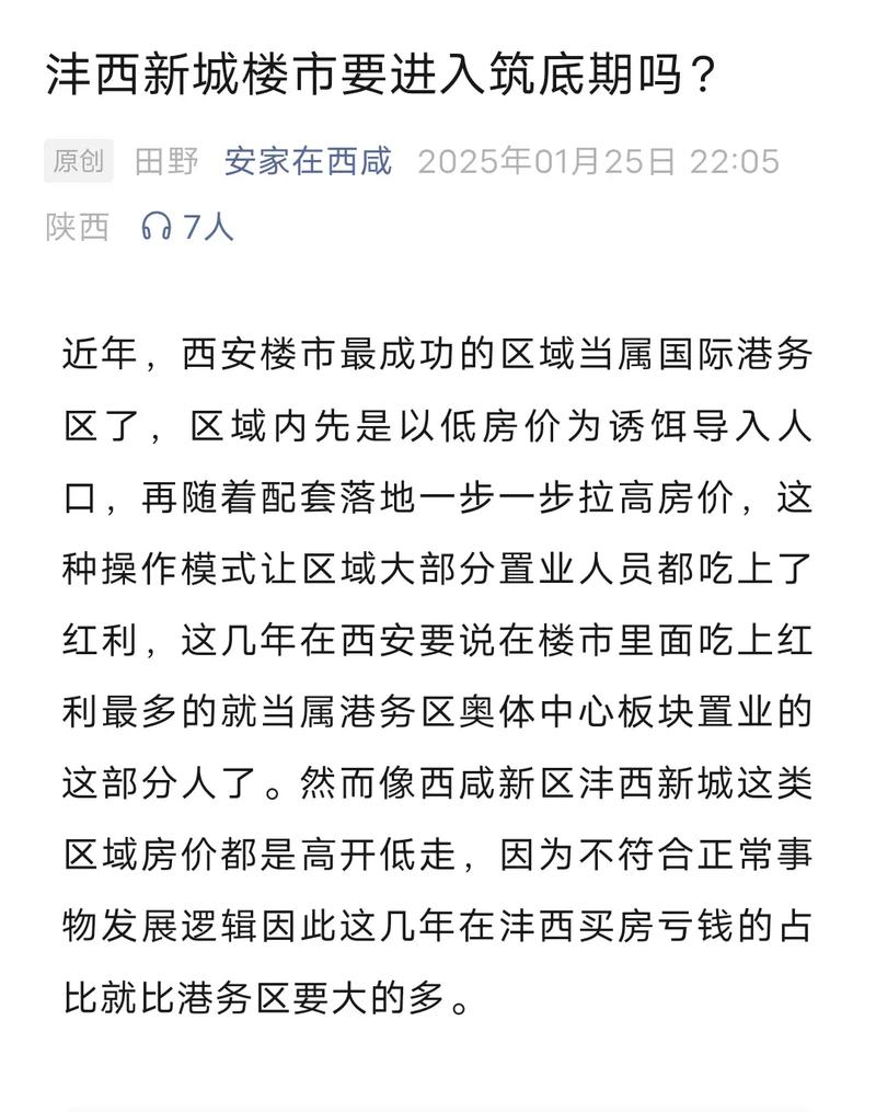 西咸新区沣西新城房价