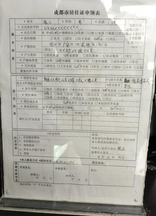 合租房怎么办理居住证