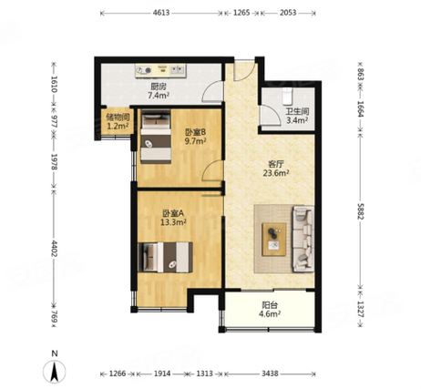 泗县百合花园户型图