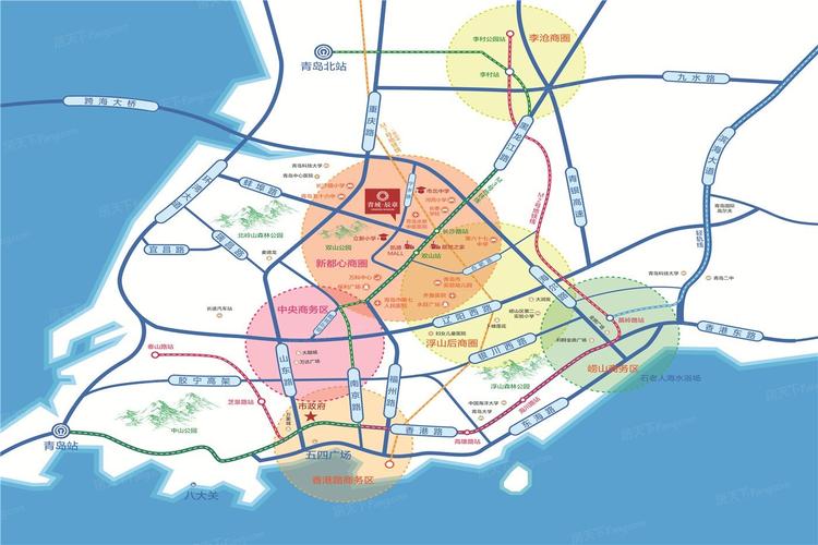 青岛市楼盘地图