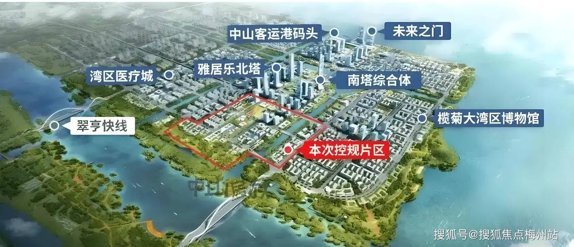 中山马鞍岛附近的楼盘