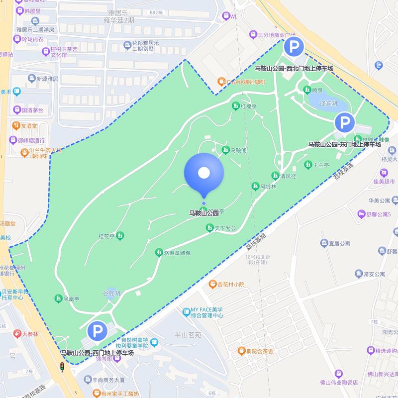 马鞍山花园路在哪