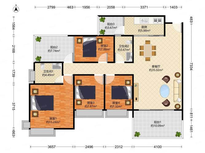 深圳康达尔花园房价