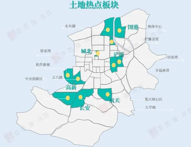 西安楼盘地图高清版