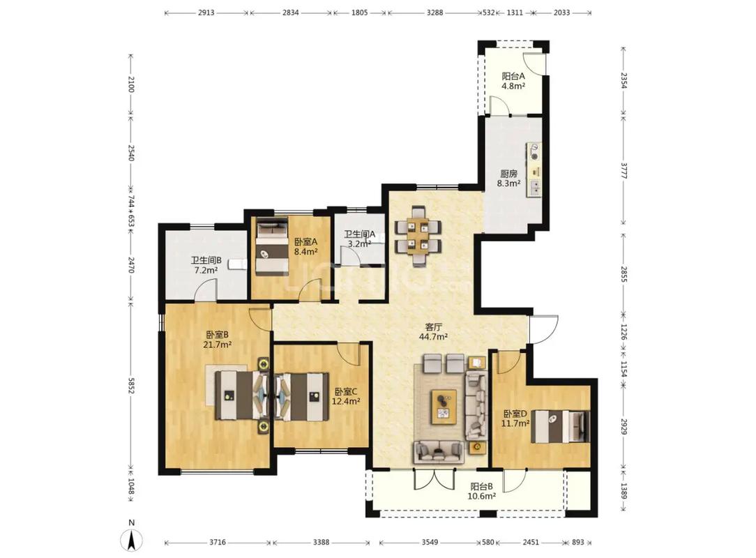 常熟金茂四季花园户型