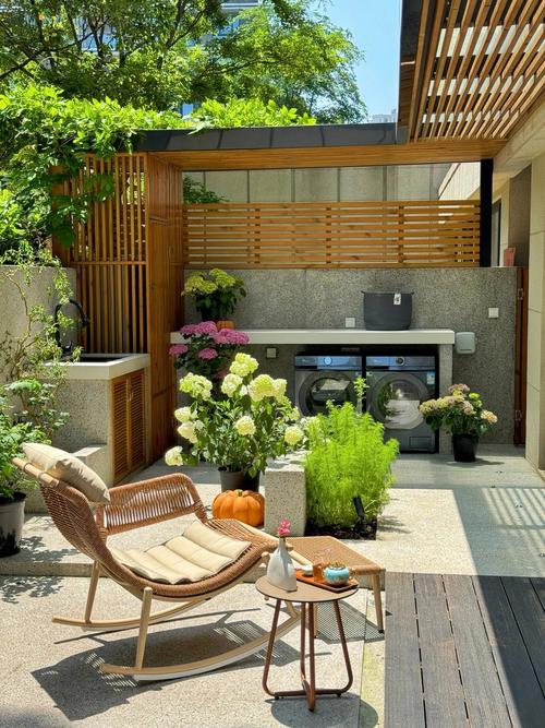 联排别墅花园效果图