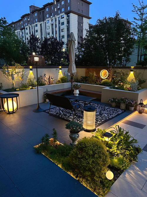 联排别墅花园效果图