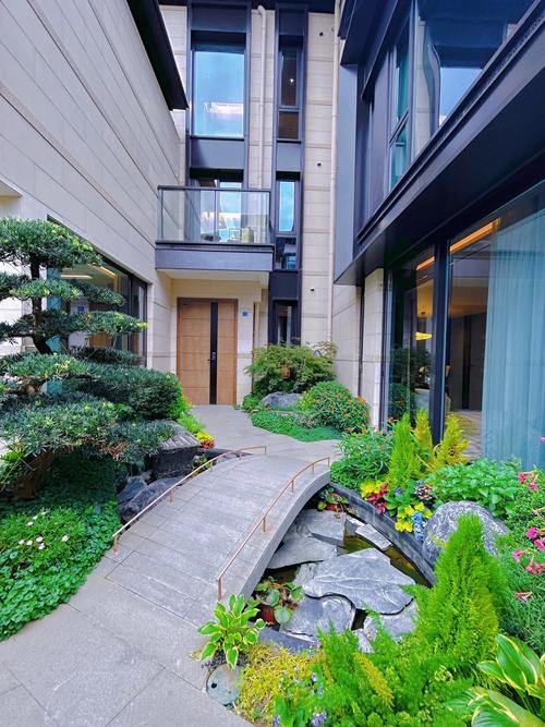 联排别墅花园效果图