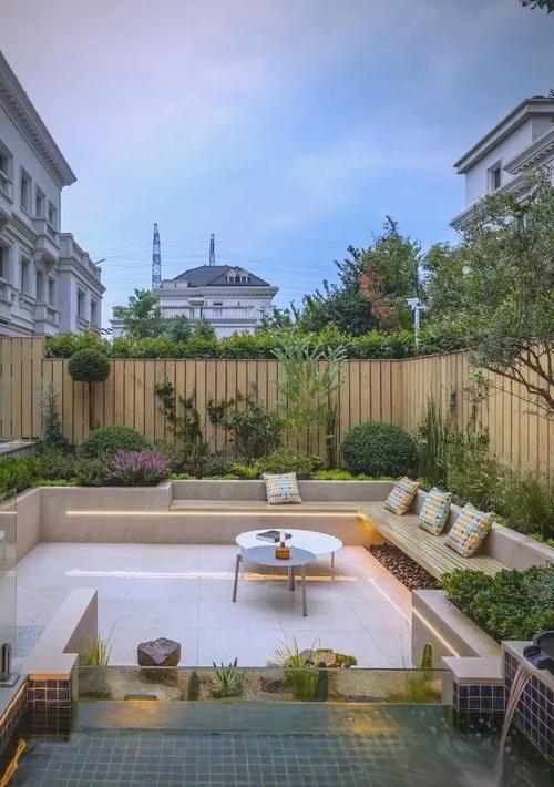 100平米花园效果图