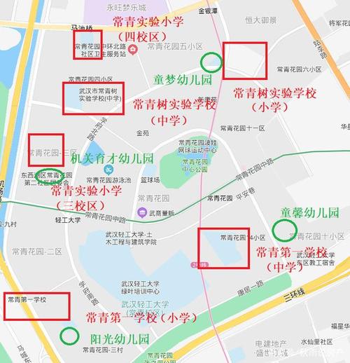 武汉常青花园地图