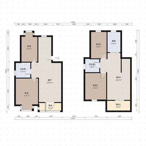 大众湖滨花园户型图
