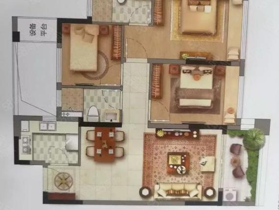 大众湖滨花园户型图