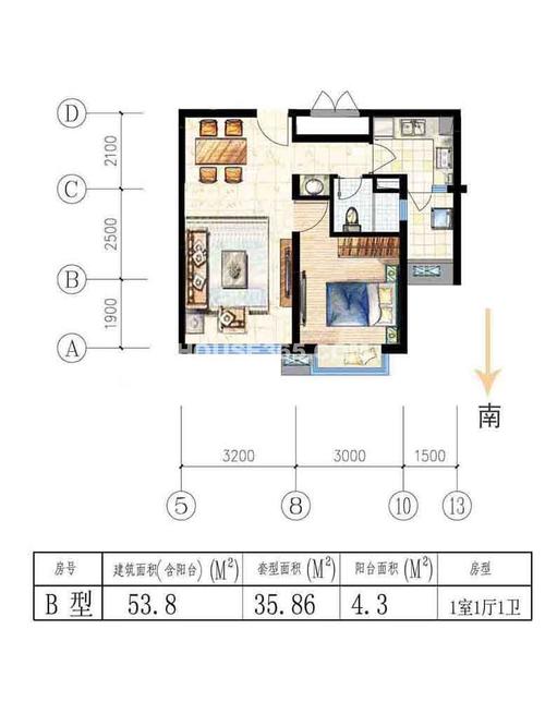 花桥裕花园户型图