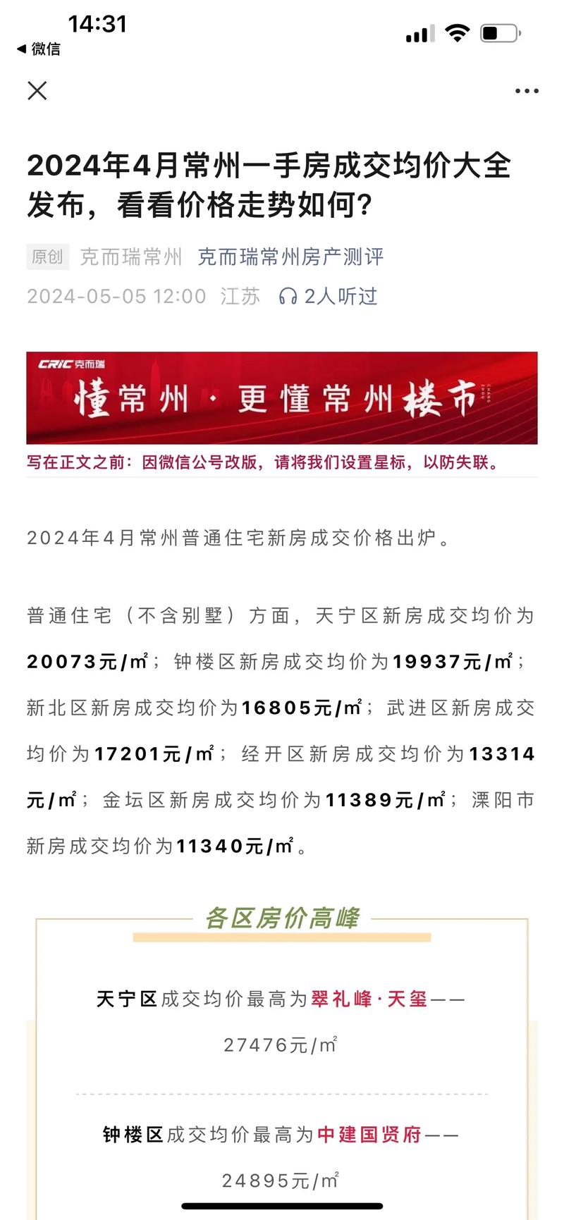 常州新楼盘开盘在售