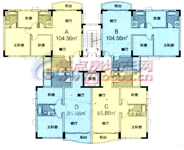 锦城花园户型图