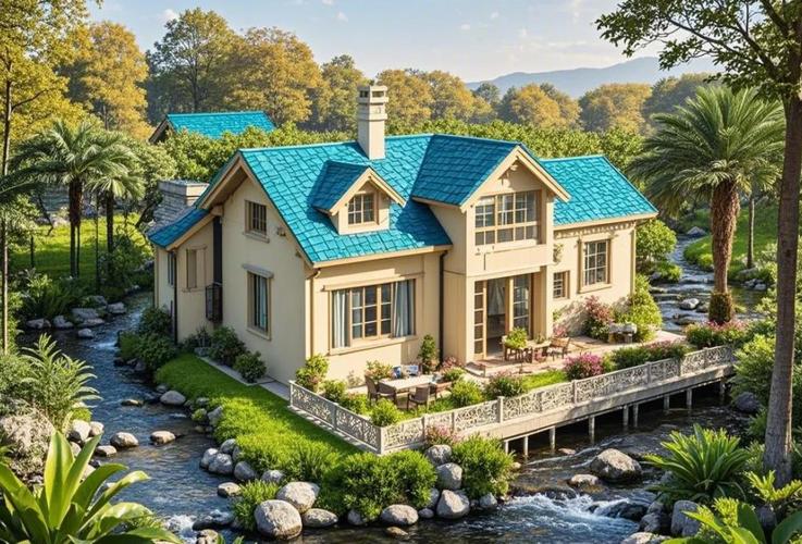 农村屋顶花园图片