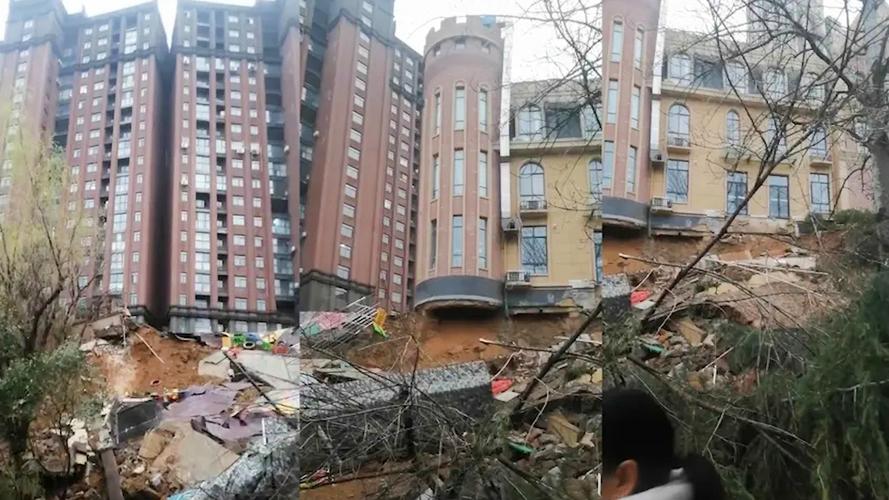 栾城福美国际楼盘塌陷