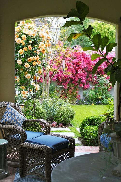 欧式花园实景图