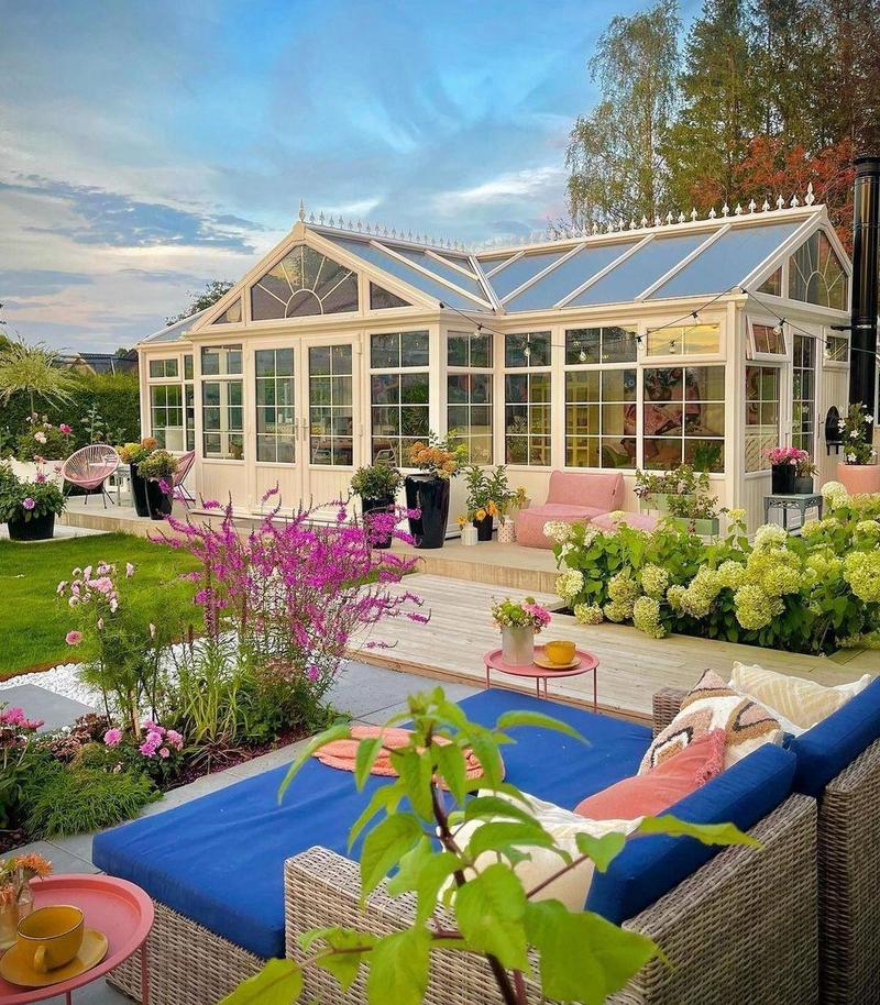 欧式花园实景图