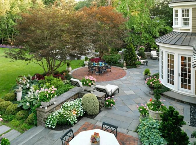 欧式花园实景图