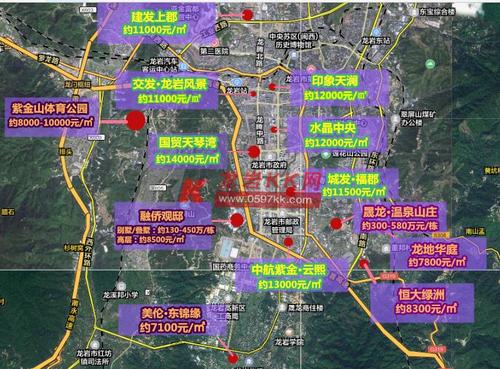龙岩风景楼盘什么价位