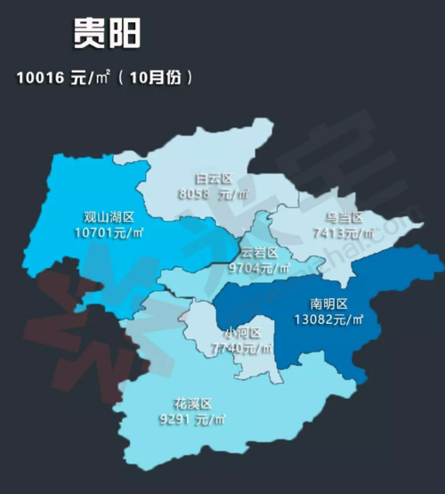 贵阳北站附近楼盘房价