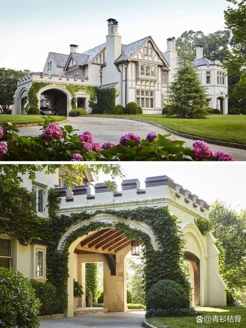欧美别墅花园图片