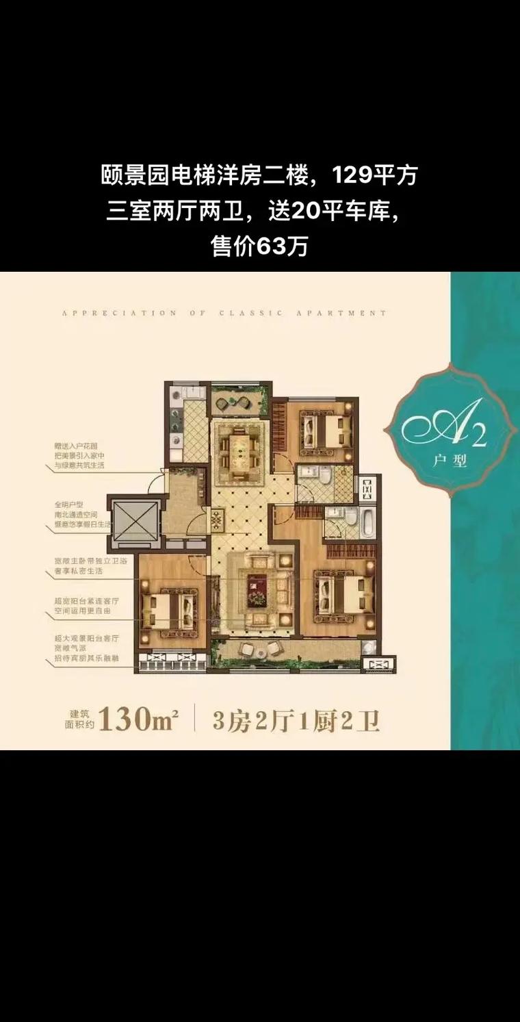 美兰湖颐景园房价