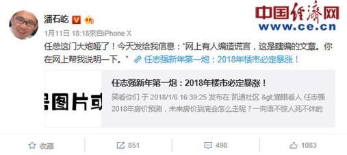 北京房价 任志强