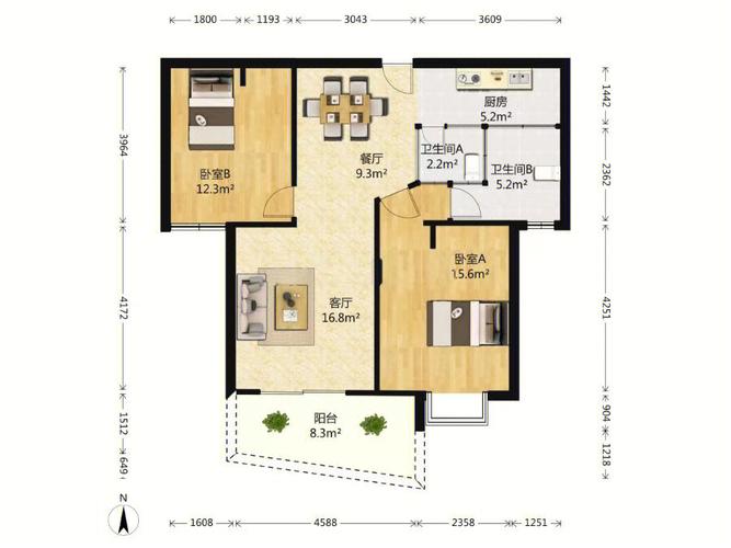 淡水湾花园户型