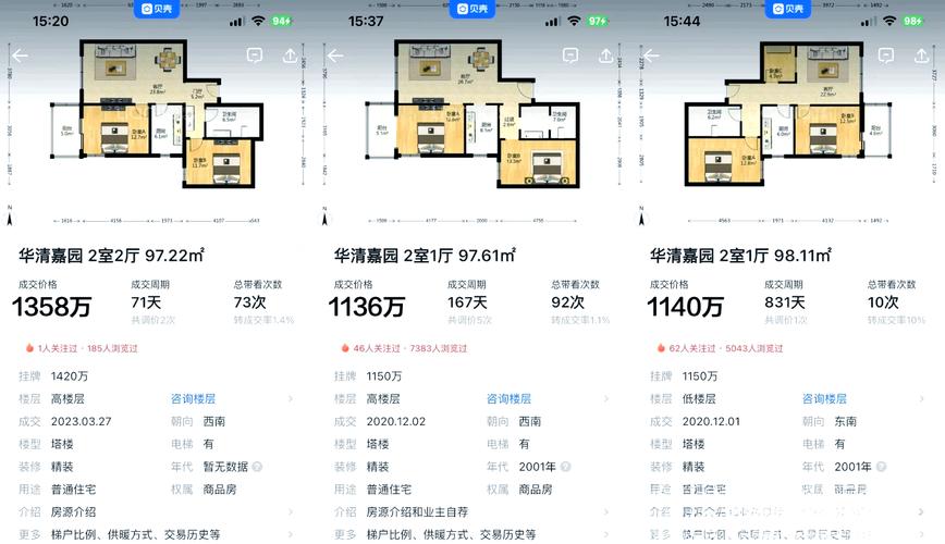 北京华清嘉园房价
