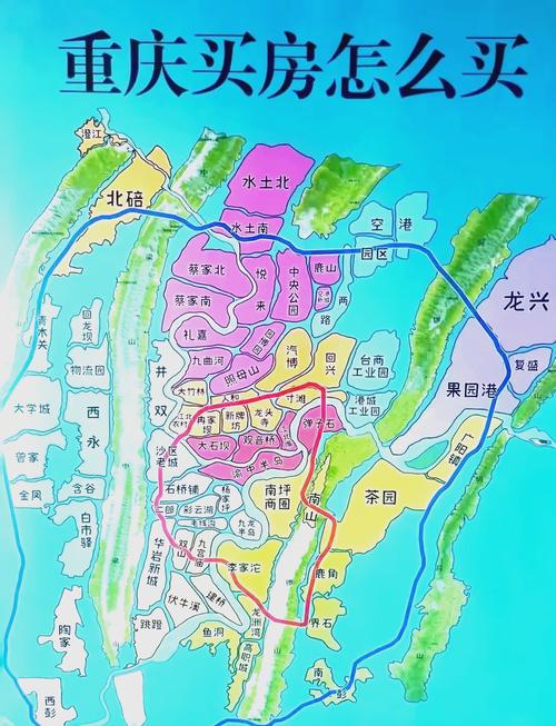 重庆新楼盘地图