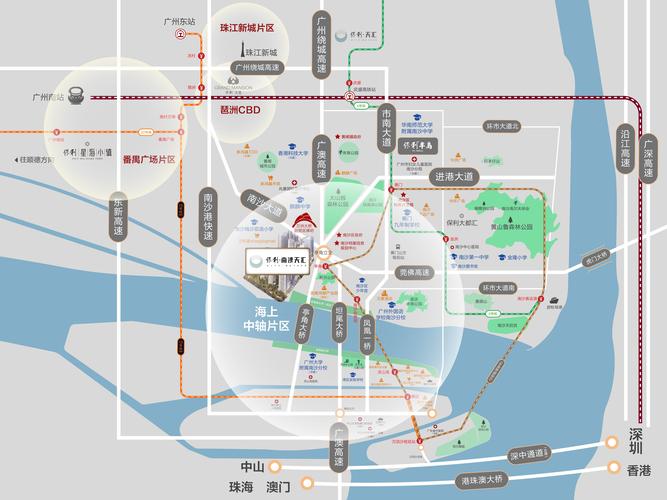 南沙楼盘分布图