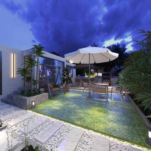 花园装修效果图大全2015图片