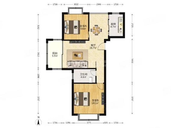 张浦裕花园户型图