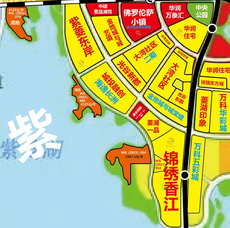 鄂州楼盘地图