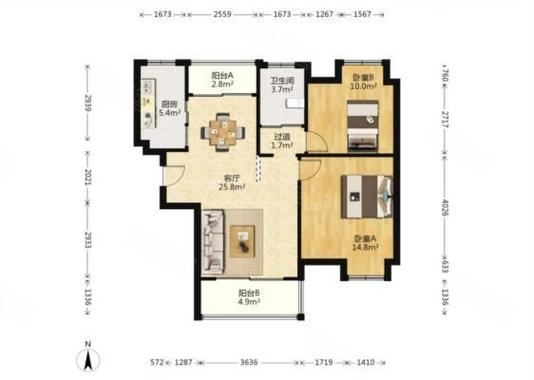 芜湖汇成名郡房价