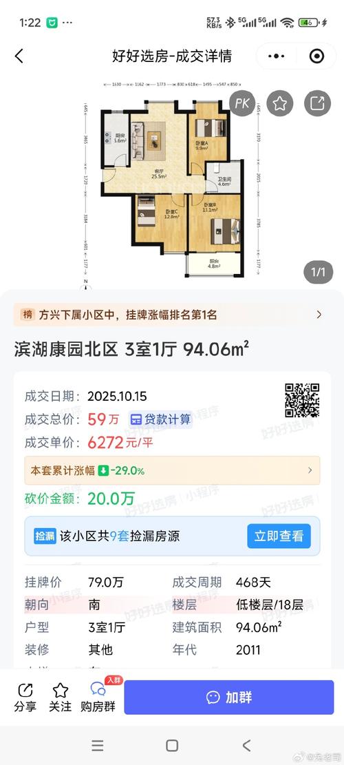 合肥滨湖欣园房价