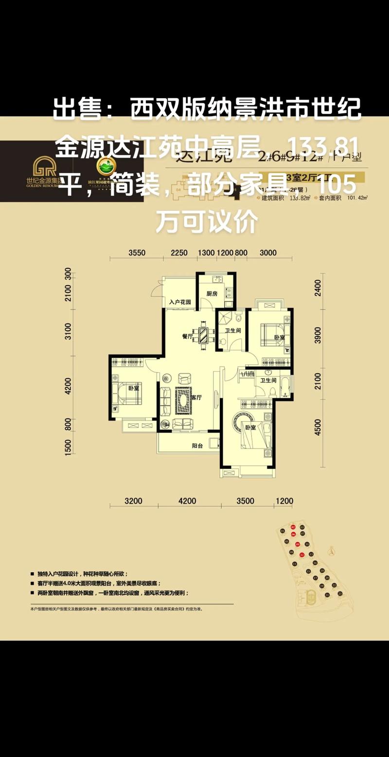 版纳世纪金源房价