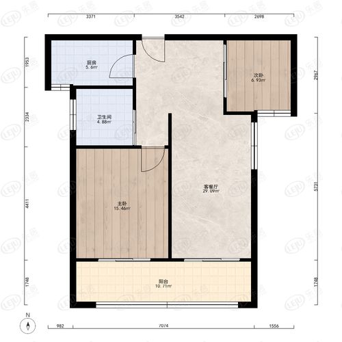 建业花园里户型图